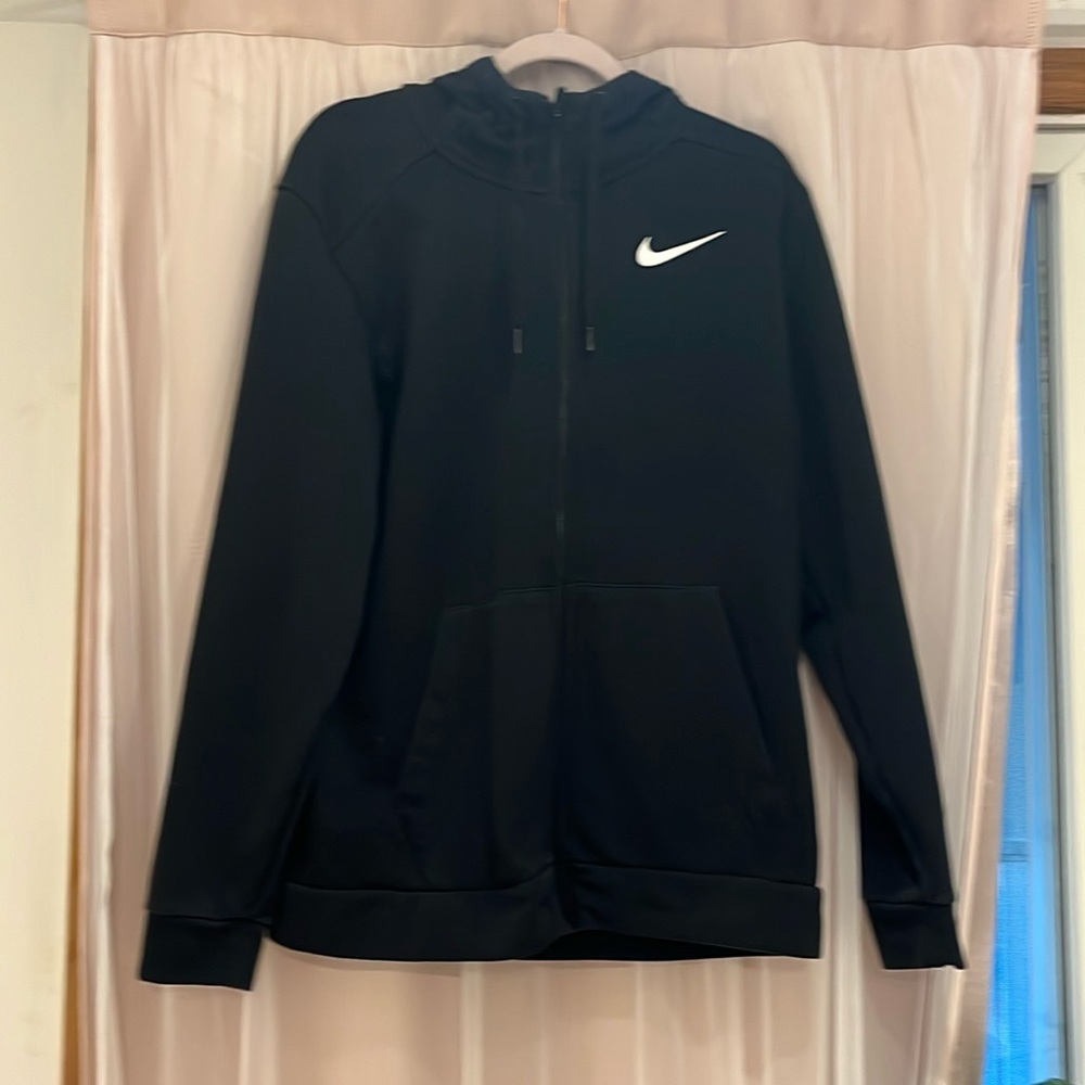 Black Nike zipper hoodie good condition size medium